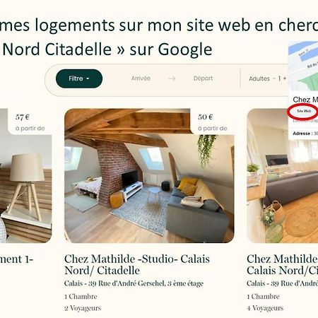 Chez Mathilde Studio Calais Nord Citadelle Ngoại thất bức ảnh